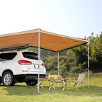 VEVOR 270 Degree Awning, Ultimate Sun Protection Vehicle Awning, Waterproof UV50+ Car Side Awnings with Carry Bag, All-Weather Free-Standing Overland Awnings Car Shelter for SUV Van Truck Camping
