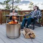 Solo Stove Bonfire Heat Deflector - Enhance Warmth and Comfort for Your Fire Pit - Durable 304 Stainless Steel - Maximizes Heat Radius - Long-Lasting Camping Essentials, 7 lbs