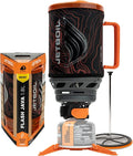 Jetboil Flash Java Portable Fast Boil Stove and Coffee Press for Camping and Backpacking, 1-Step Auto Ignition, Propane/Isobutane Burner