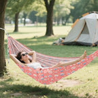 Cute Succulents Hammocks for Camping with Hanging Rope Portable Hammock for Camping Travel Accessories