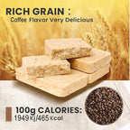 Emergency Food Ration Bars -12 Count Coffee Flavor Compressed Biscuit Survival Tabs, Food Rations Supply for Outdoor Camping Hiking Snowstorm Earthquake Disaster, 20 years Shelf Life