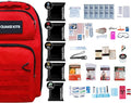Quake Kits Earthquake Emergency Kit, Go Bag Emergency Backpack, Survival Kits for Disaster Preparedness, 72 Hour Food, First Aid, Water for Hurricanes, Tornado, Storm, Blackout