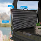 200W Portable Solar Panel Kit – Foldable 200Watt Monocrystalline Suitcase with 20A Waterproof Charge Controller, Plug-and-Play Battery Charger for RV, Camper, Trailer, Boat and Off-Grid Outdoor Power