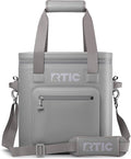 RTIC 20 Can Ultra-Tough Soft Cooler Pro, Insulated, Waterproof, Leak Proof, Portable Floating Bag for Beverage, Drink, Lunch, Outdoor, Beach, Car,Camping, Picnic, Fishing, Boat