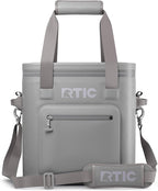 RTIC 20 Can Ultra-Tough Soft Cooler Pro, Insulated, Waterproof, Leak Proof, Portable Floating Bag for Beverage, Drink, Lunch, Outdoor, Beach, Car,Camping, Picnic, Fishing, Boat