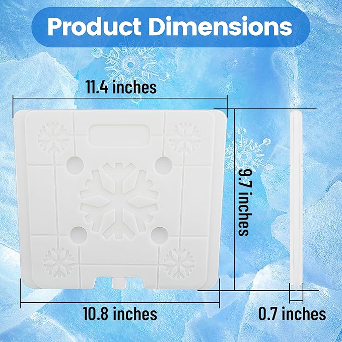 Ice Pack Cooler Divider, Compatible with RTIC Cooler, Freezable Cooler Divider, Cooler Accessories