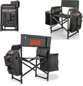 Picnic TIME NFL Unisex-Adult NFL Fusion Camping Chair with Side Table and Soft Cooler, Beach Chair for Adults, Lawn Chair