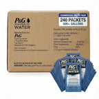 P&G Purifier of Water Portable Water Purifier Packets (240 Packets) - Emergency Water Filter Purification Powder for Emergency Kit, Survival, Camping, Hiking, Backpacking, and Disaster Preparedness