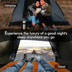 Air Mattress Twin with Built-in Rechargeable Pump 9'' Camping Inflatable Mattress Portable Blow up Mattress Air Bed Guest Bed for Home Outdoors Hiking Travel