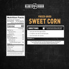 Ready Hour Freeze-Dried Corn Case Pack – Emergency Food, Long-Term Storage, Bulk Vegetables, Shelf-Stable Survival Supplies, Prepper Pantry Essential– 48 Servings (6 Pouches)