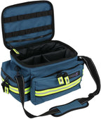 Lightning X Products Lightning X Mid-Sized First Responder EMT Bag | LXMB25 Fully Stocked w/ 240+ Aid, EMS & Trauma Supplies - Blue