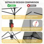 GDY 12x12FT Pop Up Canopy Tent with One Push Setup, Easy Setup Gazebo with 4 PVC Transparent Sidewalls,Includes Wheeled Bag. for Events, Parties, Camping, White.