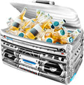 Novelty Place Inflatable Boombox Cooler - Large Capacity Ice Bucket Drink Cooler Blow Up Stereo Decoration for 80s 90s Themed Retro Party, Outdoor Gathering, Pool Celebration, and BBQ
