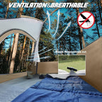 Camping Tent 2-4 Person, Waterproof Windproof Tent with Rainfly Easy Set up-Portable Dome Tents for Camping…