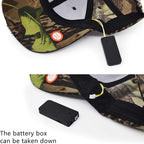 Hands Free Rechargeable LED Baseball Cap Hat for Outdoor Hip Hop Party Holiday