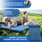 HiiPeak Sleeping Pad for Camping- Ultralight Inflatable Sleeping Mat with Built-in Foot Pump & Pillow, Upgraded Compact Camping Air Mattress for Tent, Backpacking, Hiking