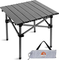 Opliy Folding Camping Table,Portable Table for 1-2 Persons -Collapsible Table Lightweight with Carry Bag for Camping, Hiking, Picnics, BBQs, Beach Trips & Tailgating(16.5 inch).