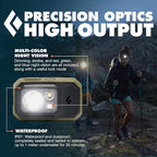 BLACK DIAMOND Storm 450 Headlamp | 450 Lumens Brightness | Waterproof & Dimmable | 3X AAA Battery Operated (Included | Camping, Hiking, Running | Ops Dark Olive