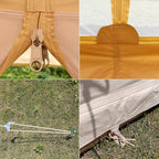 Dream House Outdoor Waterproof Cotton Canvas Family Camping Bell Tent