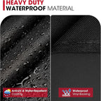 Unicook 5483 Griddle Cover for Blackstone 28 Inch Cooking Station with Hood, Heavy Duty Waterproof Flat Top Gas Grill Cover, All Weather Protection for BBQ Griddle, Black