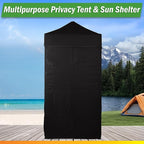 Pop Up Changing Tent - 46.5” Steel Frame Canopy Sun Shelter Pool Cabana, Portable Changing Room, or Privacy Tent for Camping Toilet or Portable Shower - Camping Essentials by Wakeman Outdoors