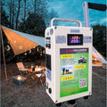 Small Power Hand-Cranked Generator, 150W /500W Portable Manual Hand Generator, Emergency Generator 110V/220V DC12V USB5V Charging for Emergency, Camping,150W-110V