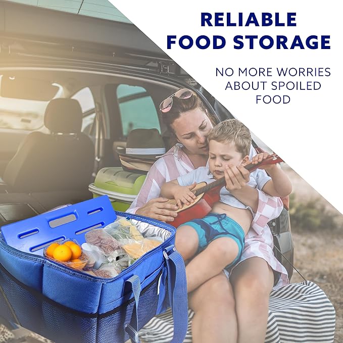 Kona Mega Ice Packs Cooler XXL Size - Long Lasting Reusable Freezer Packs - Alternative to Dry Ice Packs for Cooler Ice Packs - Perfect for Delivery, Catering, Camping, and Travel