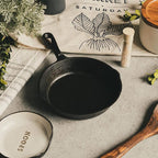 6-1/2 Inch Round Small Pre-Seasoned Cast Iron Skillet