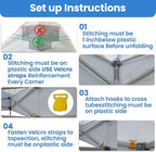 Tradesparker 10x10 Pop Up Canopy Tent,Commercial Movable Canopy with ApexCore LED&Rugged Casters-Instant Easy Setup Shelter Canopies with Weight Bags&Stakes for Outdoor Events Markets Vendors,Blue