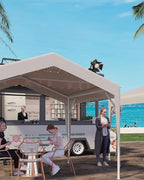 IDEALHOUSE Instant Pop Up Canopy 7x7 FT, Easy Setup Outdoor Canopy Tent with Durable Frame, Waterproof UV Protection, Portable Sun Rain Shelter with for Backyard Party & Market