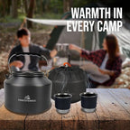 Tea Kettle for Stovetop, 2.2L Teapot for Boiling Water, Camping Kettle for Stove Top, Coffee and Water Kettle for Stovetop Use, Camp Kettle for Tea Brewing