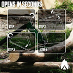 AGAWA - BOREAL15-15 Inch Folding Saw with All-Purpose Saw Blade - Camping Gear For Hiking, Fishing, Hunting, Bushcraft & Survival Kit (Black Frame/Green Handle)