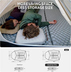 Naturehike Cloud Up 3 Person Backpacking Tent with Footprint - 3 Season Free Standing Lightweight 3 Person Camping Tent | with Footprint, Free Standing, Dome, Camping, Hiking, Waterproof