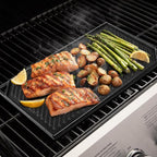GGC Reversible Cast Iron Griddle, Double-sided Griddle Pan for Stove Tops, Gas Grills and Outdoor Cooking, 16.5 x 9.5 Baking Flat and Ribbed Griddle Plate