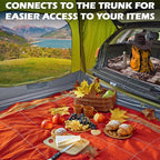 SUV Tent, Rectangle Car Tent for Family, Waterproof & Windproof for Car Camping, Large Camping Tents with Storage Bag, SUV, Van, Jeep