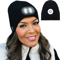 HEAD LIGHTZ® Rechargeable LED Beanie Hat – Hands-Free Lighted Cap for Running, Walking & Camping – As Seen on Oprah’s Favorite Things – Machine Washable, Unisex