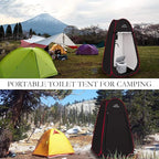 Your Choice 3.9x3.9x6.9FT Pop Up Privacy Tent, Large Portable Camping Changing Room with 2 Storage Pockets & 4 Sandbags, Outdoor Shower & Toilet Shelter for Beach, RV, Camping & Hiking