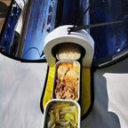 Solar Stove Portable Stove Solar Oven - Solar Cooker for Outdoor Cooking with 5L Large Capacity with Theometer, and Easy-to-Use Design for Camping Hiking and Family Party