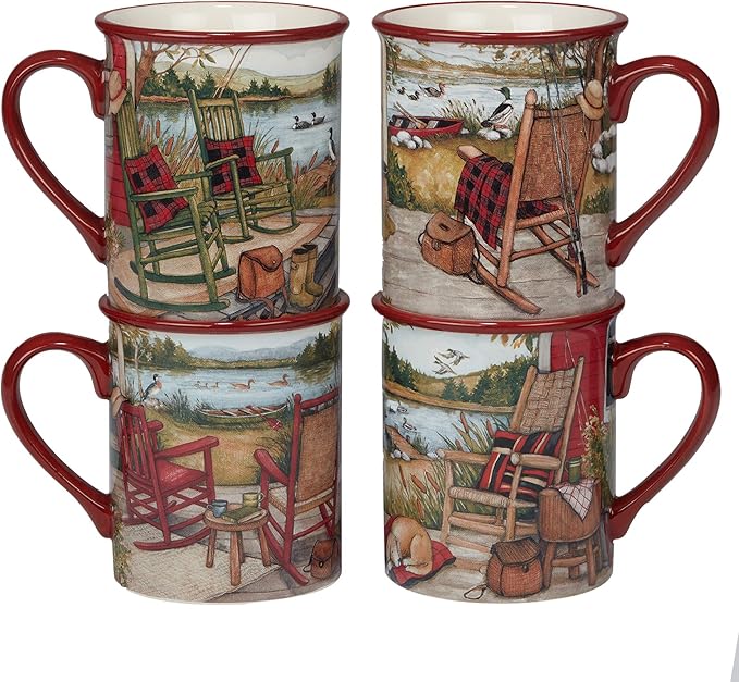Certified International Lake Retreat 16 pc Dinnerware Set, Service for 4
