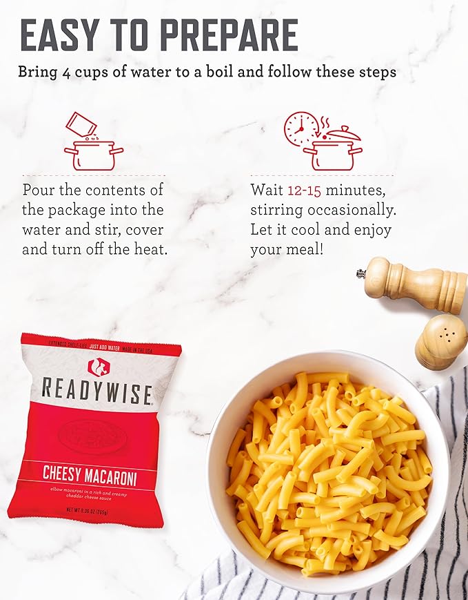 ReadyWise Emergency Food Supply - 4320 Servings, 36 Buckets, Freeze Dried & Dehydrated Package of Long Term Meals, Survival Kit for Camping, Prepper Food Storage Supplies, up to 25 Year Shelf Life