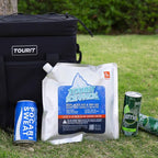 TOURIT Reusable Ice Pack for Coolers Long Lasting Cooler Ice Packs for Cooler Bag Lunch Bags/Boxes, Cooler Backpacks, Freezer Packs for Coolers