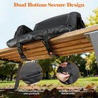 Nova Microdermabrasion 20.5"/25" Wide Stadium Seat for Bleachers w/Back Support Padded Cushion Portable Reclining Bleacher Seats Camping Stadium Chair Waterproof