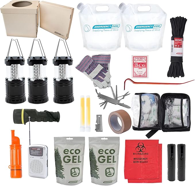 Office & Workplace Emergency Survival Kit | Home Base Office Kit | Prepare Your Employees for Emergencies, lockdowns, disasters, and More.