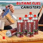Butane Fuel Canisters for Portable Camping Stoves