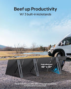 BLUETTI Elite 100 V2 Solar Generator with 200W Solar Panel (Ships Separately), Portable Power Station 1024Wh w/ 4 1800W AC Outlets, 35% Smaller, Ideal for Camping, Emergencies, Backup Power