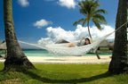 Double Boho Macrame Hammock Cotton Canvas Portable Replacement Hammock 440lbs Load Capacity Black