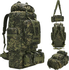 100L Camping Hiking Backpack,Molle military Tactical rucksack backpack,Waterproof Lightweight Hiking Backpack