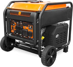WEN GN625i 120V/240V, CARB Compliant 6250-Watt RV and Transfer-Switch-Ready Open Frame Inverter Generator, Black