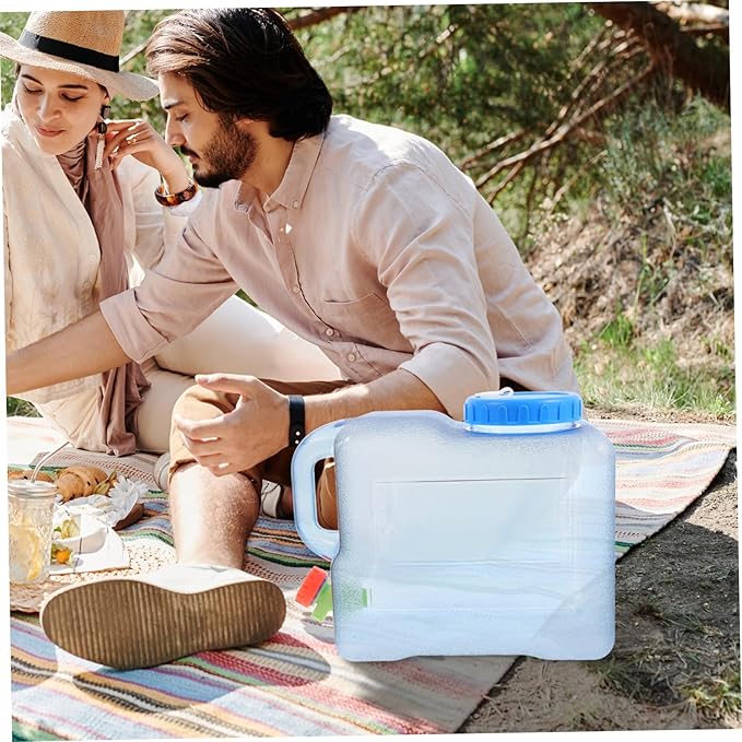 TOYANDONA Portable Water Jug for Camping Outdoor Bucket Water Filtration Capacity Storage