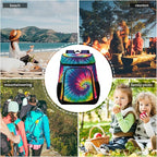 Tropical Pineapples Fruits Cooler Backpack Insulated Leak Proof Beach Cooler Bag Soft Lunch Picnic Hiking Camping Backpack Cooler
